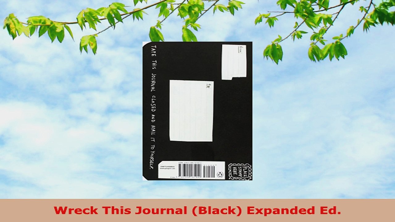 Wreck This Journal Black Expanded Ed EBook PDF