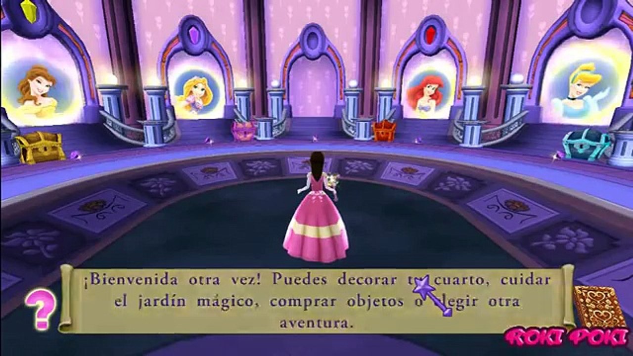 PRINCESA CENICIENTA VA AL BAILE REAL! CENICIENTA JUEGO DE LA PELICULA EN ESPAÑOL! DISNEY PRINCESS