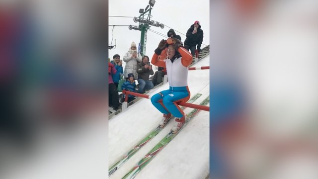 Eddie the Eagle a sauté pour la première fois depuis 30 ans