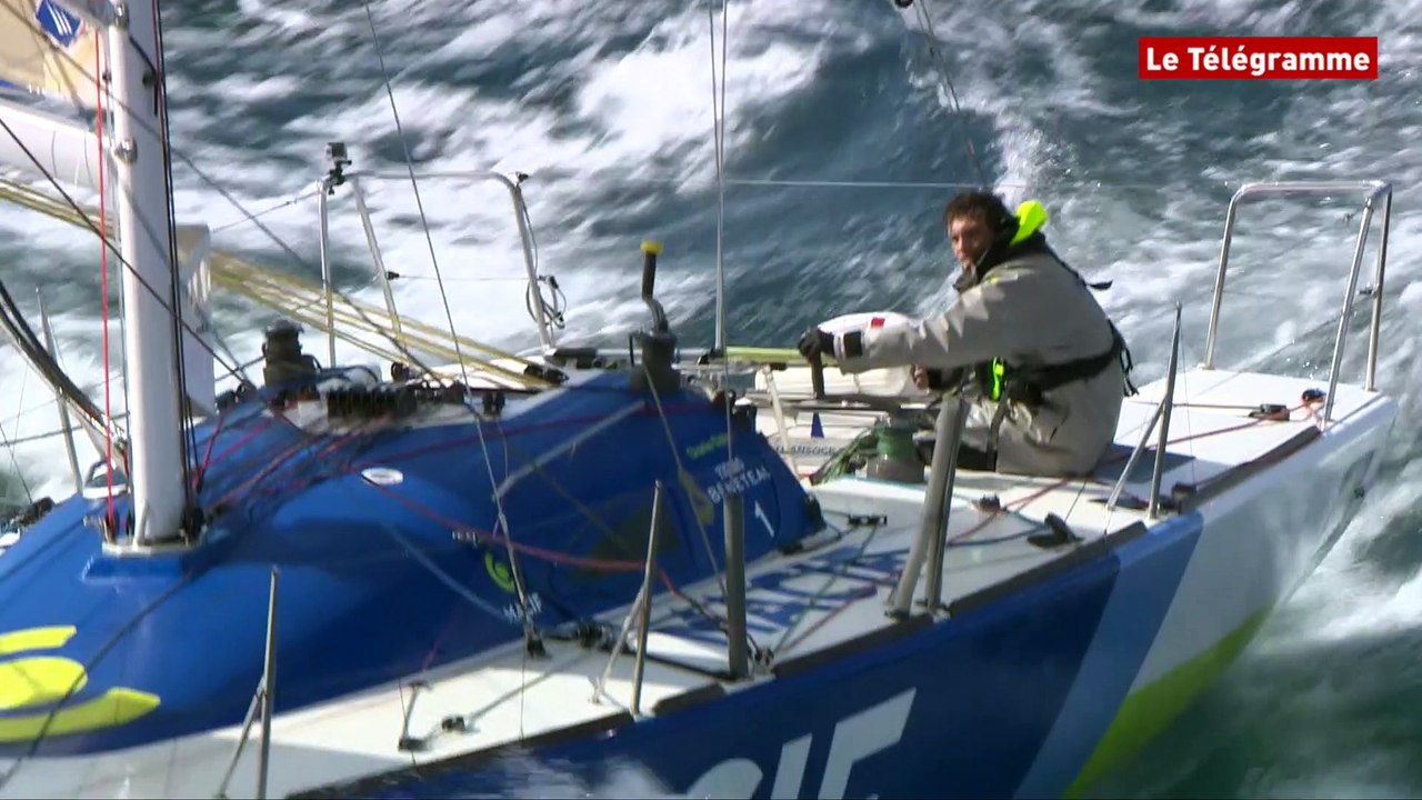 Figaro. Martin Le Pape et Charlie Dalin dans la brise