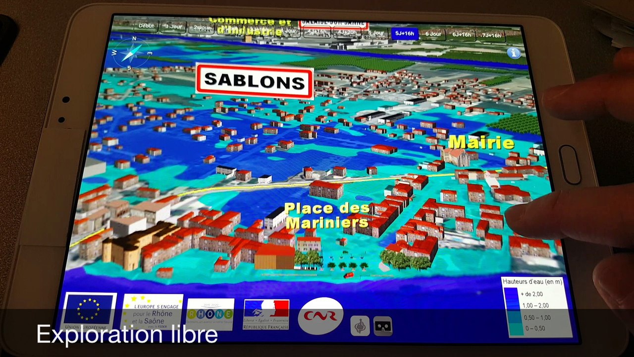 FLOOD AR: Outil tablette et utilisation sur site