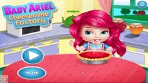 ☆Baby Ariel Cheesecake Factory-Disney Princess Ariel Cooking Games For Kids