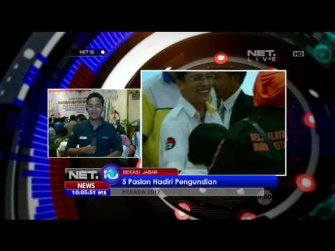 Live Report Pengundian Nomor Urut Pilkada Bekasi - NET 10