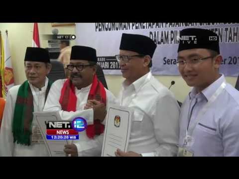 Live Report Pengundian Nomor Urut Pilkada Banten - NET 12