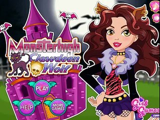 Clawdeen Wolf Bebé Recién nacido Monster High Juego de Bebé, Nacimiento y Cuidado de Juego Para Niños