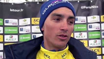 Paris-Nice 2017 - Julian Alaphilippe : "C'est juste incroyable ce qui m'arrive et j'étais nerveux pourtant"