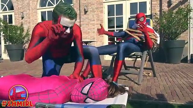 Elsa PANIC ATTACK ZOMBIE Hide And Seek Spiderman Joker Hulk 2 Face Olaf Superhero Fun In R