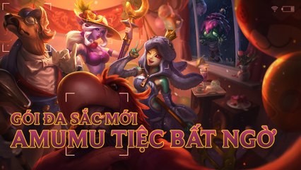 PBE: Gói đa sắc mới Amumu Tiệc Bất Ngờ