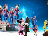 Mickey Mouse Clubhouse Spiderman Five Little Monkeys Jumping On The Bed - Nursery Rhymes S