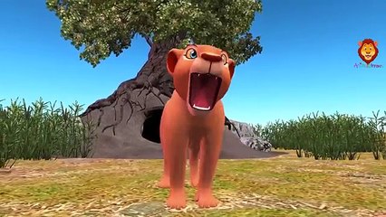 Cartoon Lion Finger Family Songs |Tiger Daddy Finger Nursery Songs |Deer Animals Finger Family