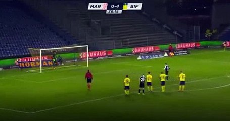 Esben Petersen Penalty Goal HD - Marienlyst 1-4 Brondby 08.03.2017
