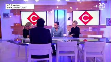 Yann Moix s'accorche avec Anne-Sophie Lapix dans C à vous