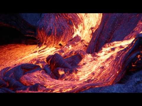 Spectacular Footage Shows Molten Lava Falling During Blue Hour at Kilauea Volcano