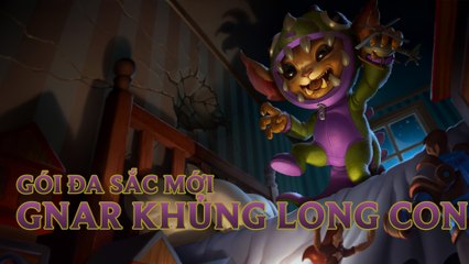 PBE: Gói đa sắc mới Gnar Khủng Long Con