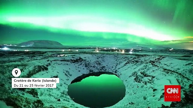 Islande : des aurores boréales illuminent le ciel