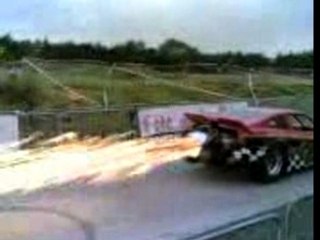 Flame de ouf de dragsters