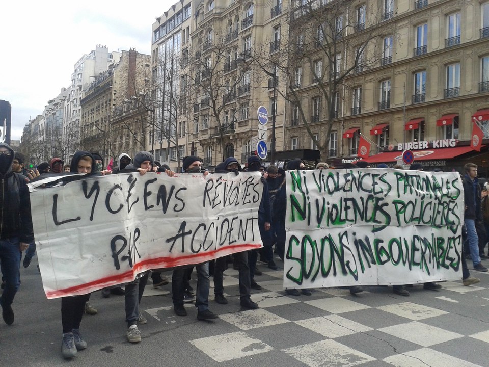 Manif du 7 Mars 2017 :  Et c'est qui les casseurs?