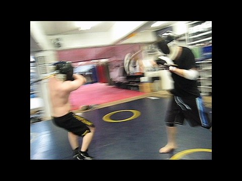 Alistair vs Eric - Single Stick Sparring - June 25 - 2009