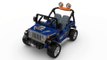 Power Wheels Hot Wheels Jeep Wrangler 12-Volt Battery-Powered Ride-On, Blue 1