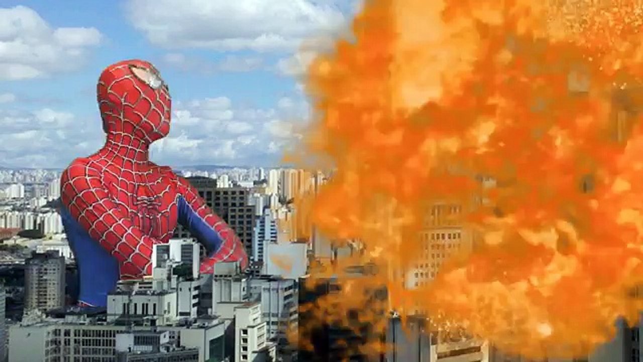 Spiderman Avenger SAW T-Rex In Real Life! Superheroes Venom Joker Spider-man Dinosaur Movi
