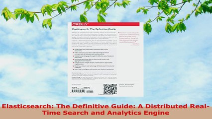READ ONLINE  Elasticsearch The Definitive Guide A Distributed RealTime Search and Analytics Engine