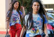 Kourtney Kardashian Looks Stressed After Ex Scott Calls Her 'A Drunk'