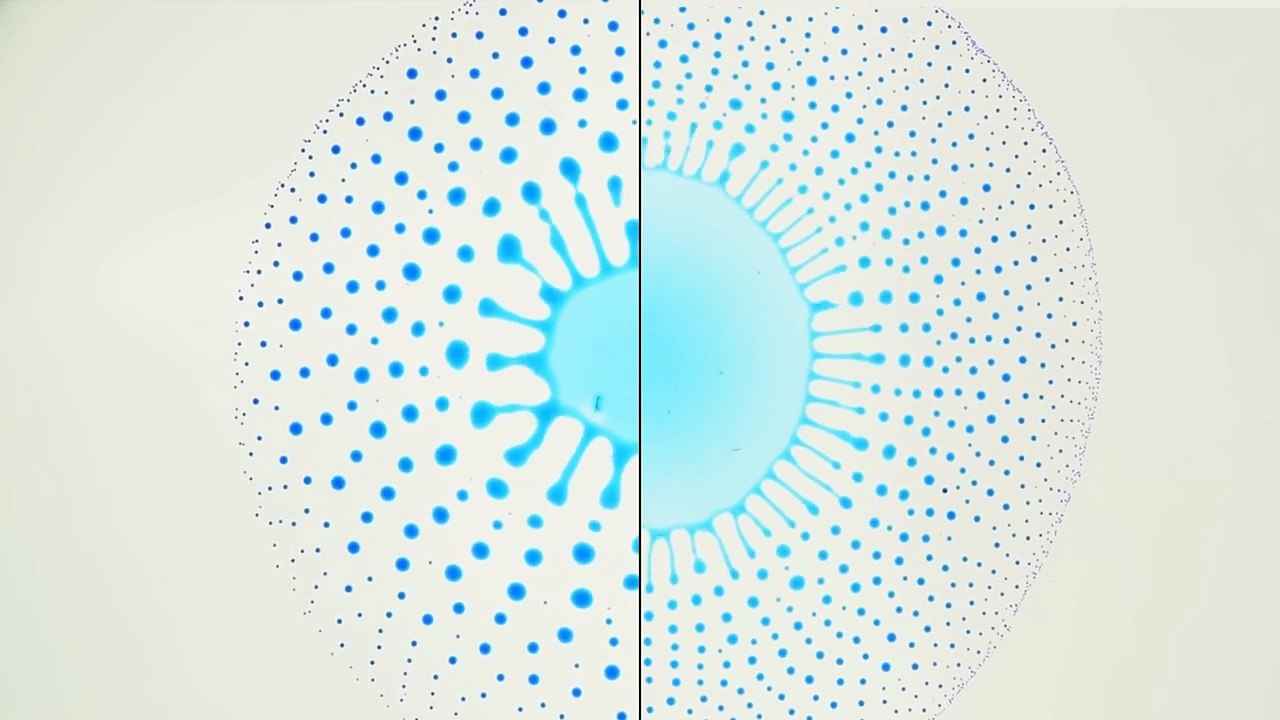Des gouttes qui s'éclatent (Le projet Lutétium)