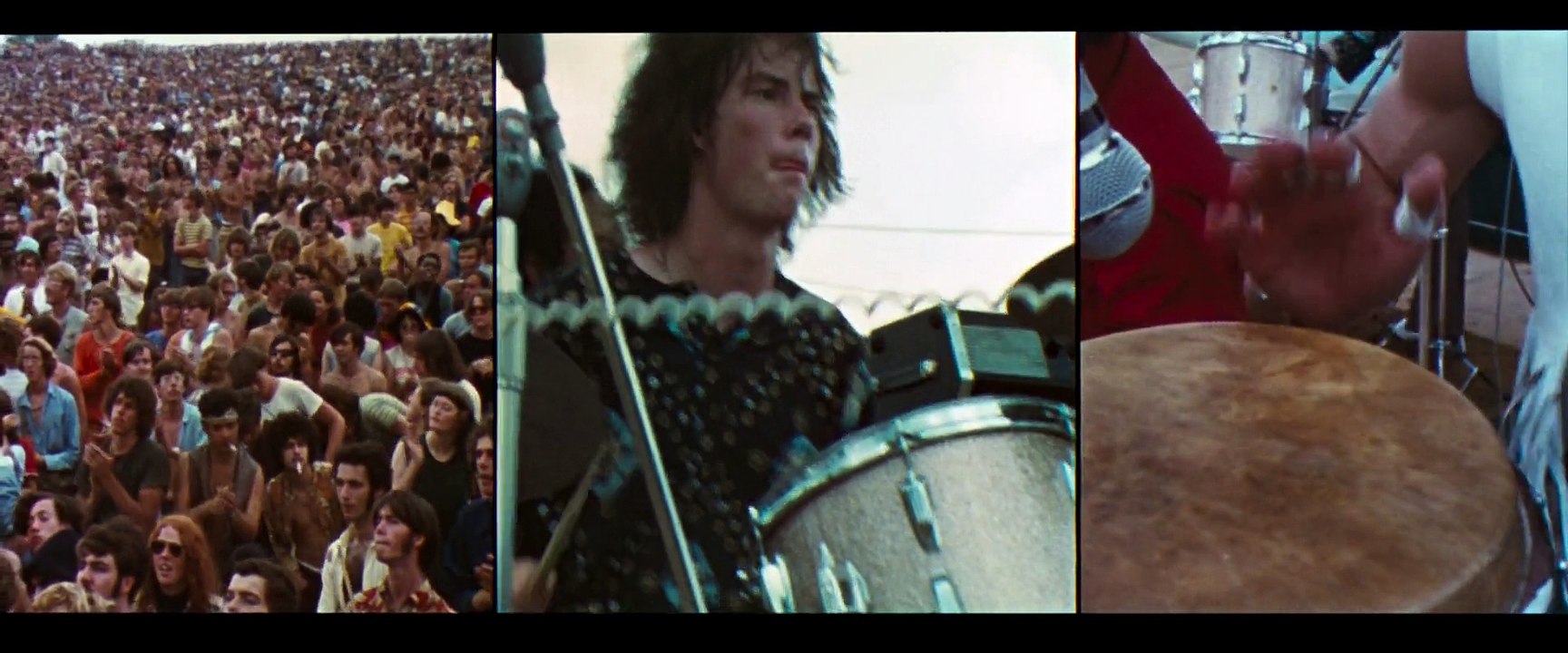Santana "Soul Sacrifice" Live at Woodstock with FULL DRUM SOLO