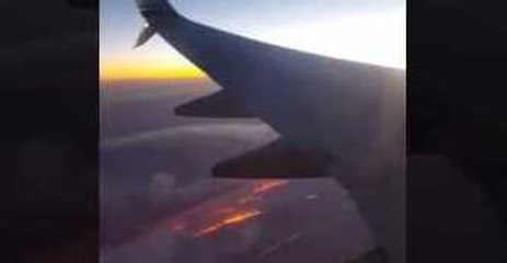Extent of Oklahoma Wildfires Seen From Plane