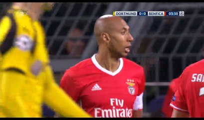 Pierre-Emerick Aubameyang Goal HD - Borussia Dortmund 1-0 Benfica - 08.03.2017