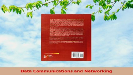 READ ONLINE  Data Communications and Networking