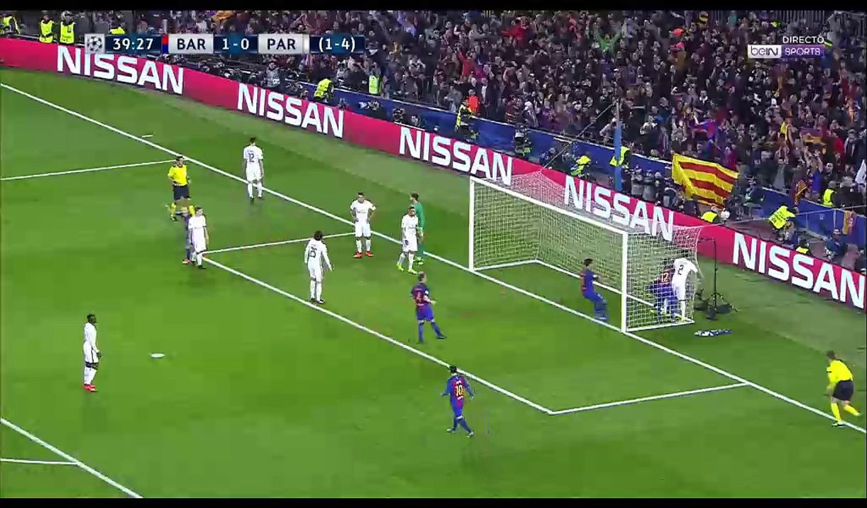 Layvin Kurzawa (Own goal) HD - Barcelona 2-0 PSG - 08.03.2017