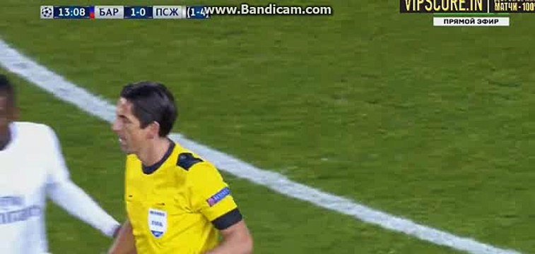 Lionel Messi Gets Injured - FC Barcelona vs PSG - Champions League - 08/03/2017