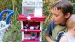 GIANT Play Grocery Store Baby Eli Buys SHOPKINS + PJ Masks Pretend Play Food Cart
