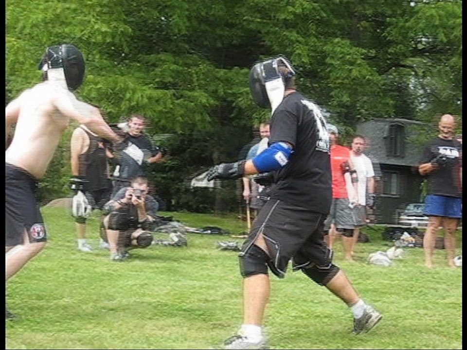Eric vs Kevin - Knife Sparring - Dog Brothers Training Camp - August 23 - 2009