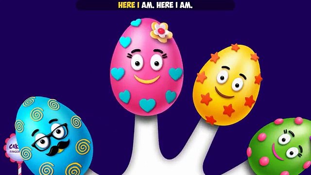 Палец Семья Потешки Пасхальные Яйца | Пасхальные Палец Семейные Песни