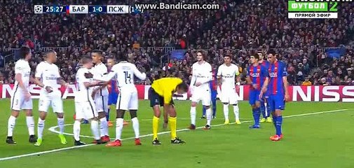 Edinson Cavani HAND Touch - FC Barcelona vs Paris Saint Germain - Champions League - 08/03/2017