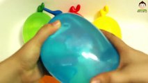 5 Colors Water Wet Balloons - Learn Colours Balloon Nursery Rhyme & Finger Family Songs Ch