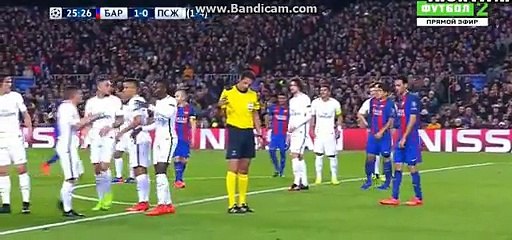 Edinson Cavani HAND Touch - FC Barcelona vs Paris Saint Germain - Champions League - 08-03-2017