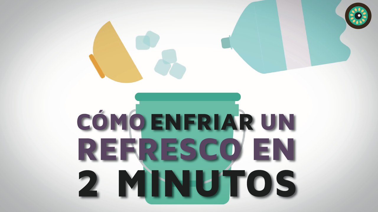 Cómo enfriar una bebida o refresco en 2 minutos