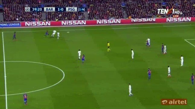 Layvin Kurzawa Own Goal Goal HD - Barcelona 2-0 PSG - 08.03.2017 HD