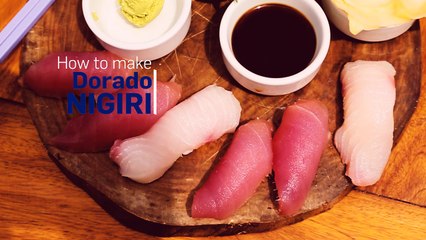 How to Make Dorado Nigiri Sushi
