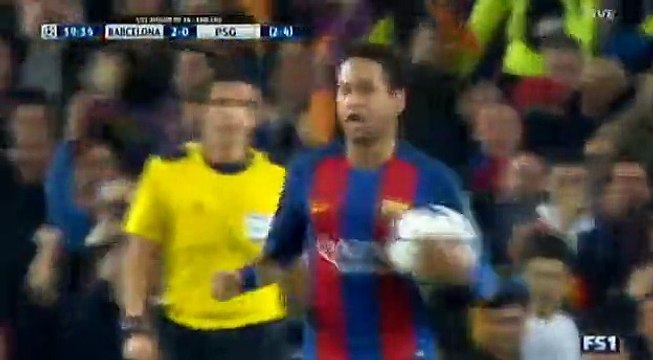 Layvin Kurzawa OWN Goal Barcelona 2 - 0 PSG Champions League 8-3-2017