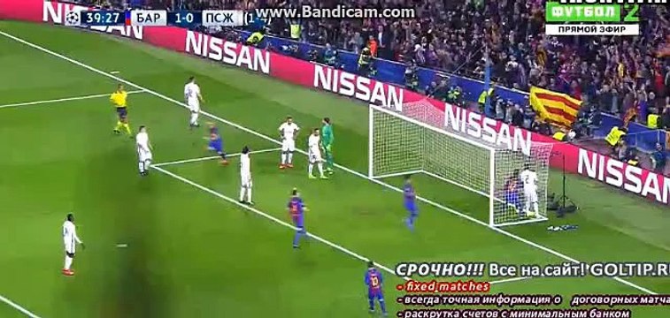 2-0 Layvin Kurzawa Own Goal HD - FC Barcelona vs PSG - Champions League - 08_03_