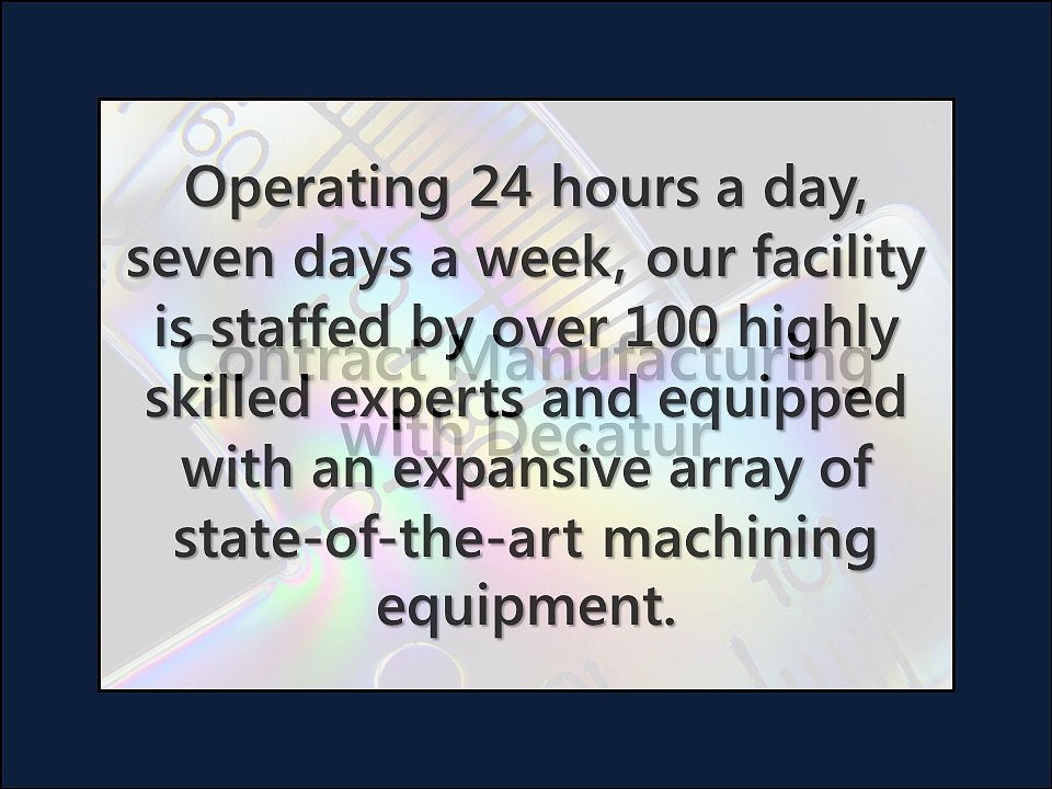 Contract Machining & CNC Machining | Decatur Mold