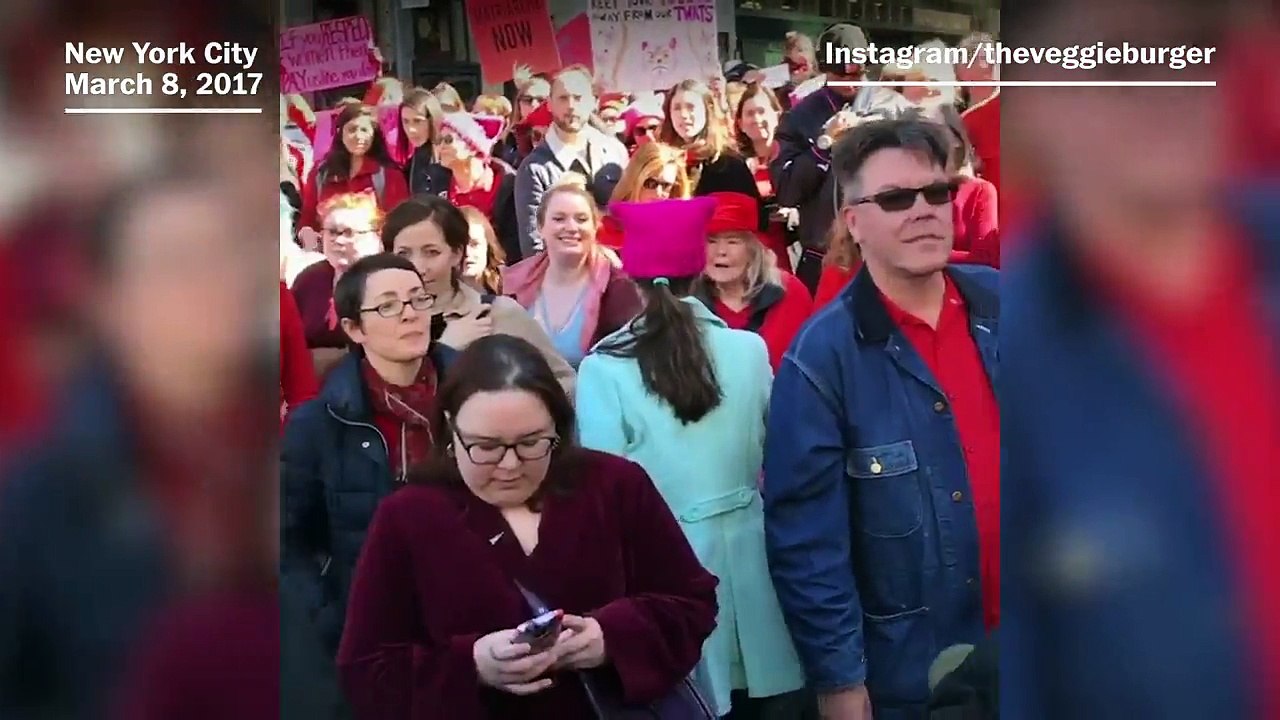 Hundreds across the country strike for 'Day Without a Woman'