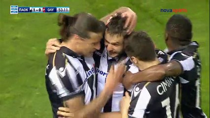 ΠΑΟΚ - Ολυμπιακός 2-0 (τα γκολ) 05 Μαρ 2017