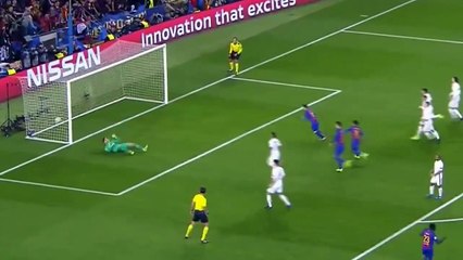 Lionel Messi marque le 3e but- Barcelona vs PSG (3-0)
