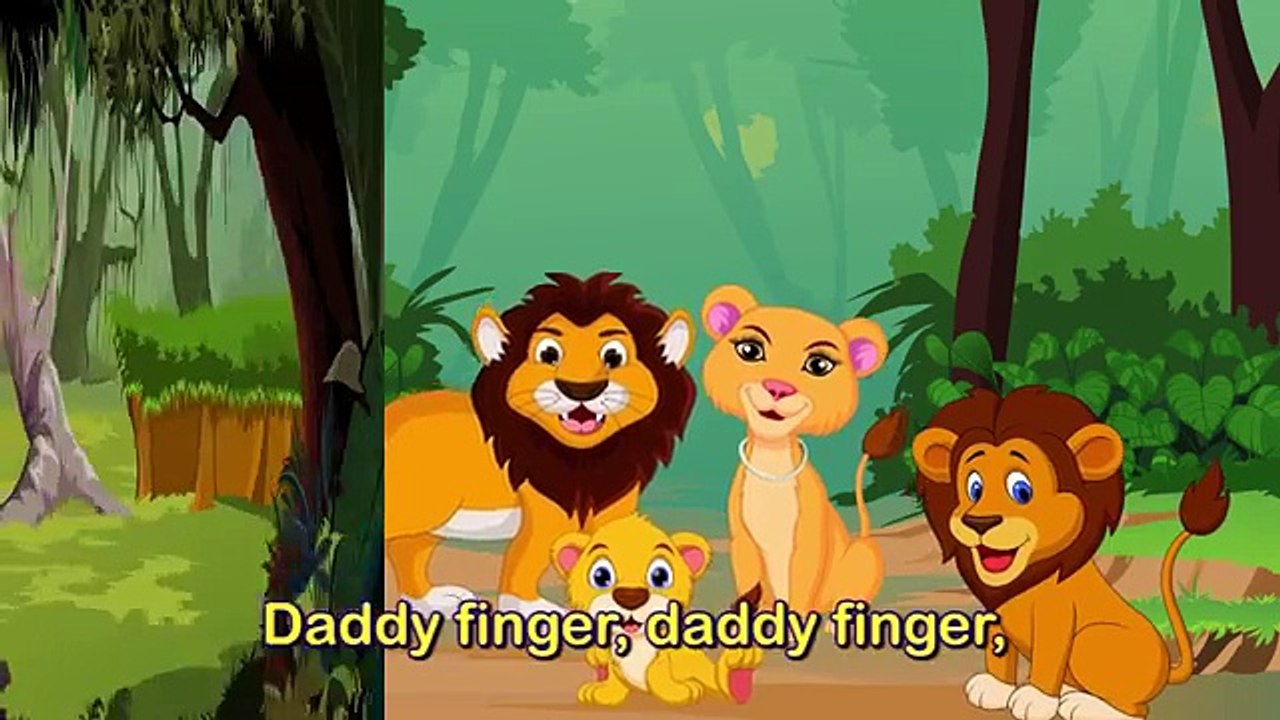 Lion King Finger Family Nursery Rhymes | Rhymes For Children
