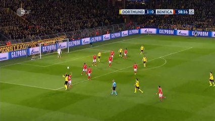Borussia Dortmund 2 0 Benfica Christian Pulisic Goal Hd 08 03 17 Video Dailymotion